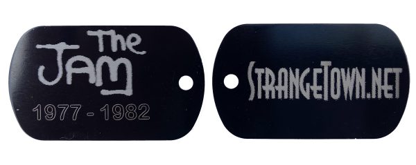 Dog Tag/Keyring Fob - The Jam Logo